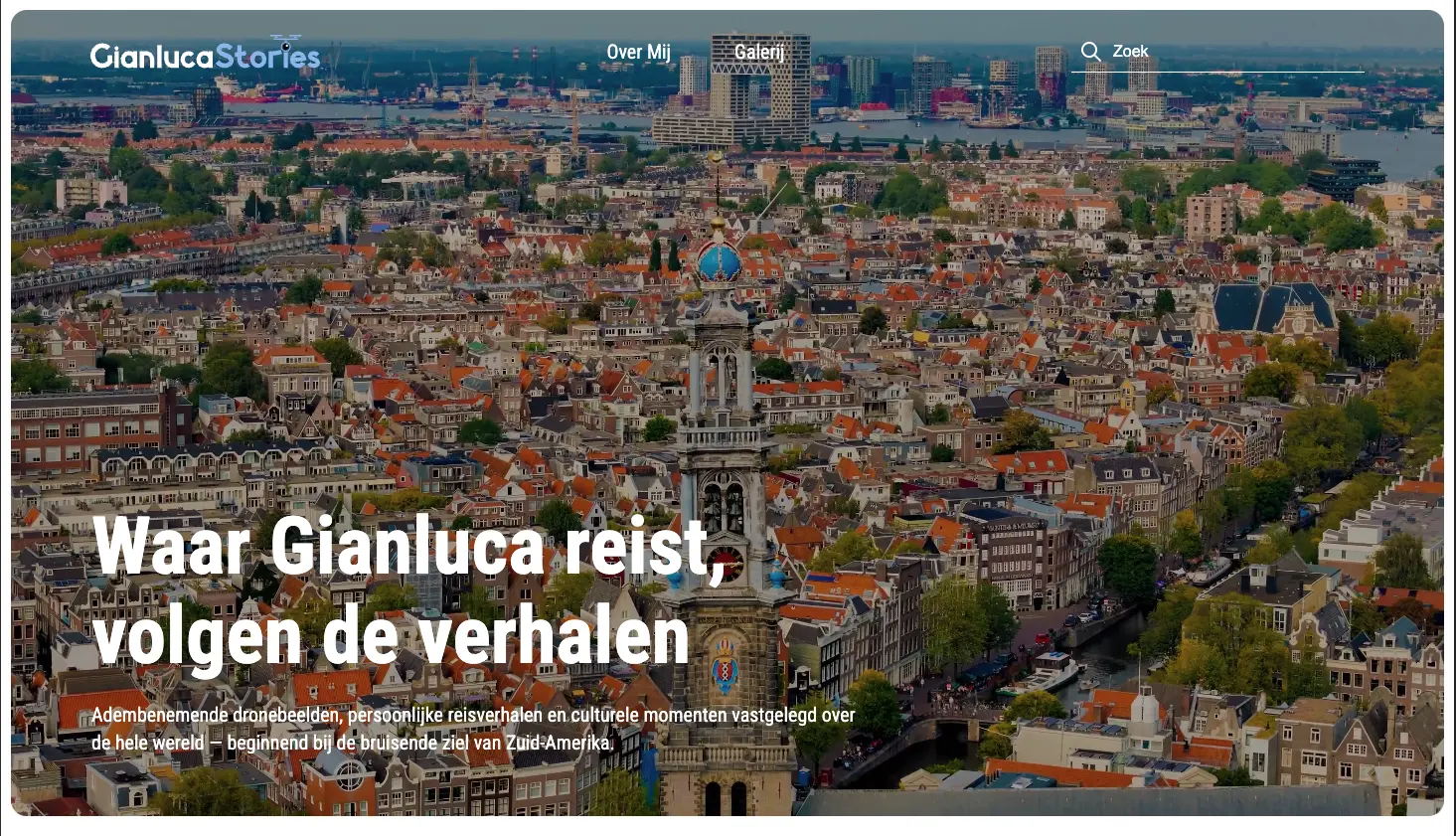 Mockup of website Italianopoli desktop